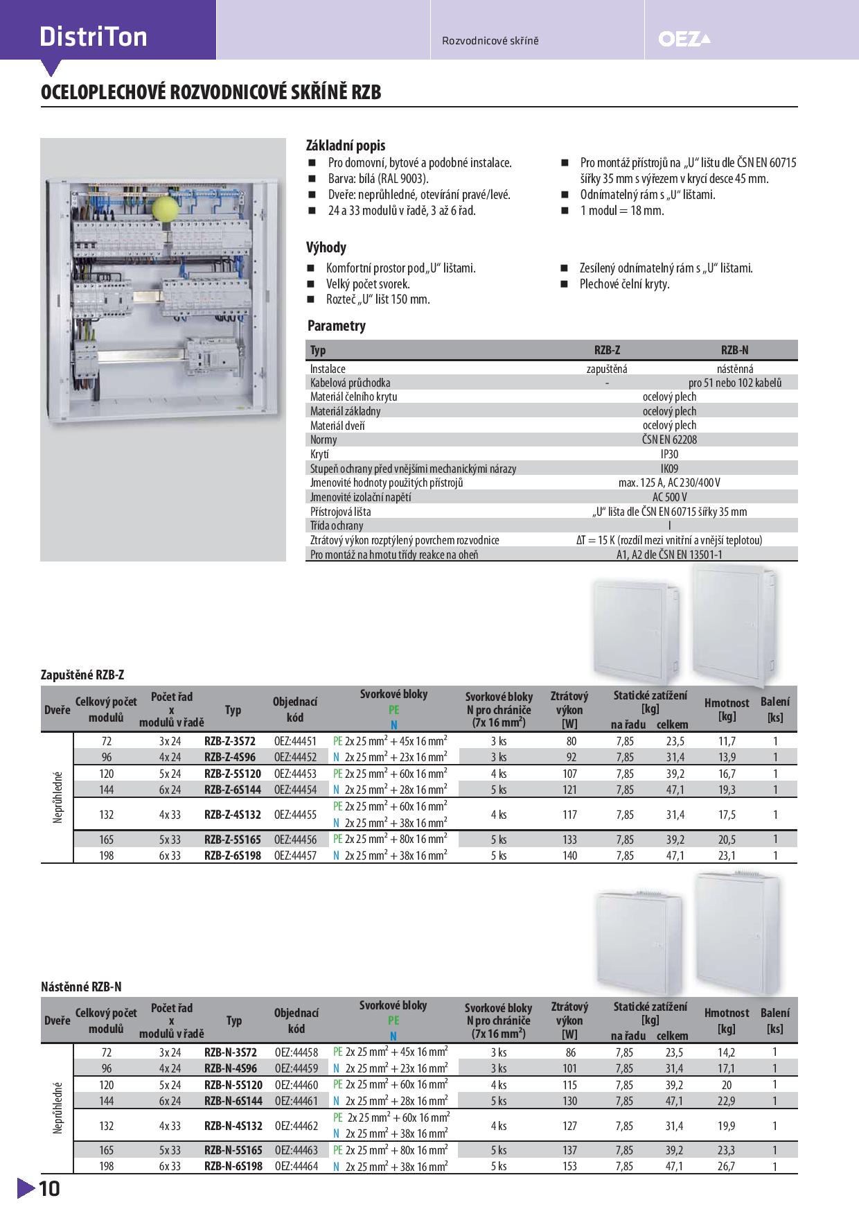 Rozvodnice RZB-Z-5S165 (OEZ) (44456)
