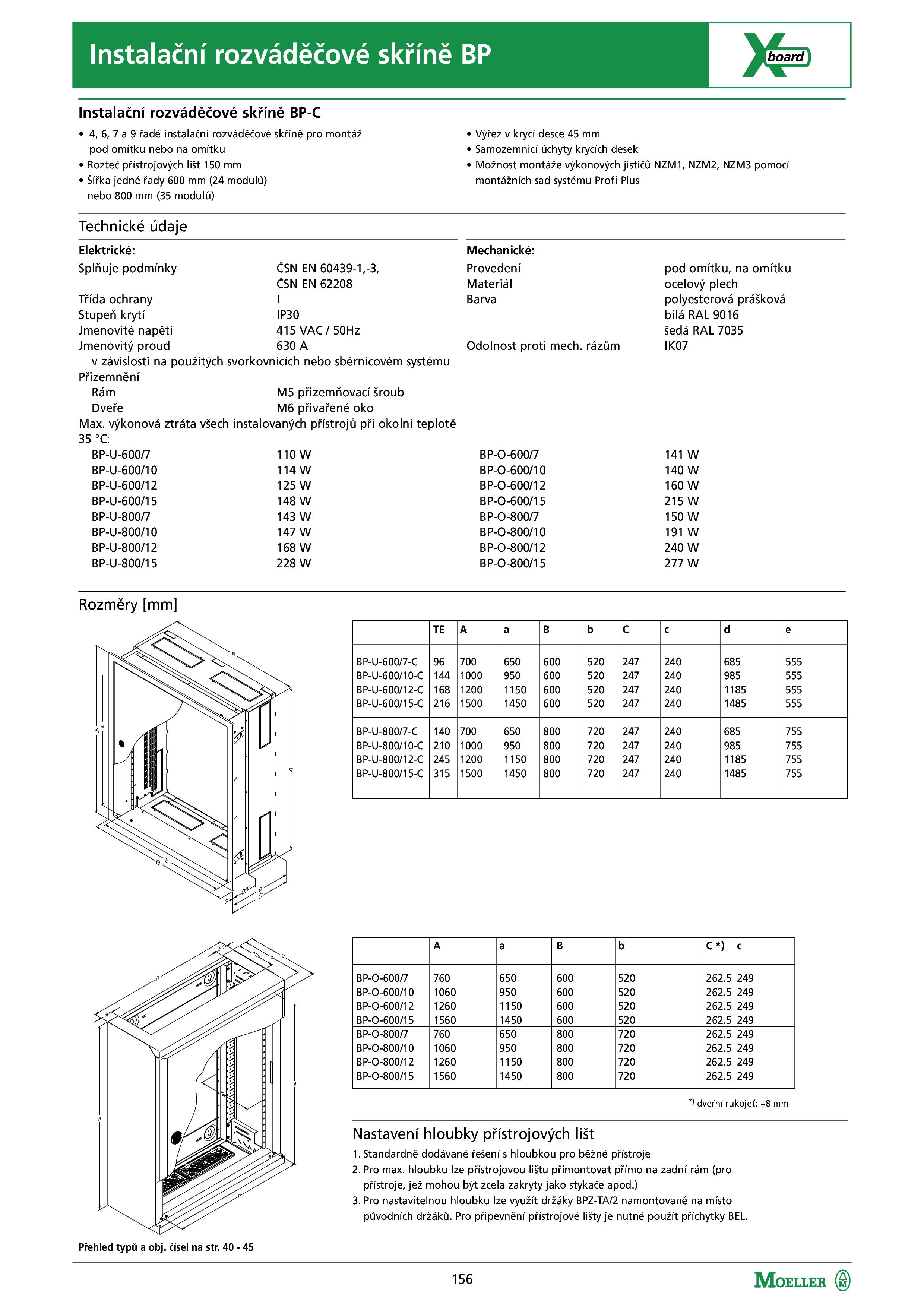 Rozvodnice BP-O-600/7-C (Eaton) (293307)