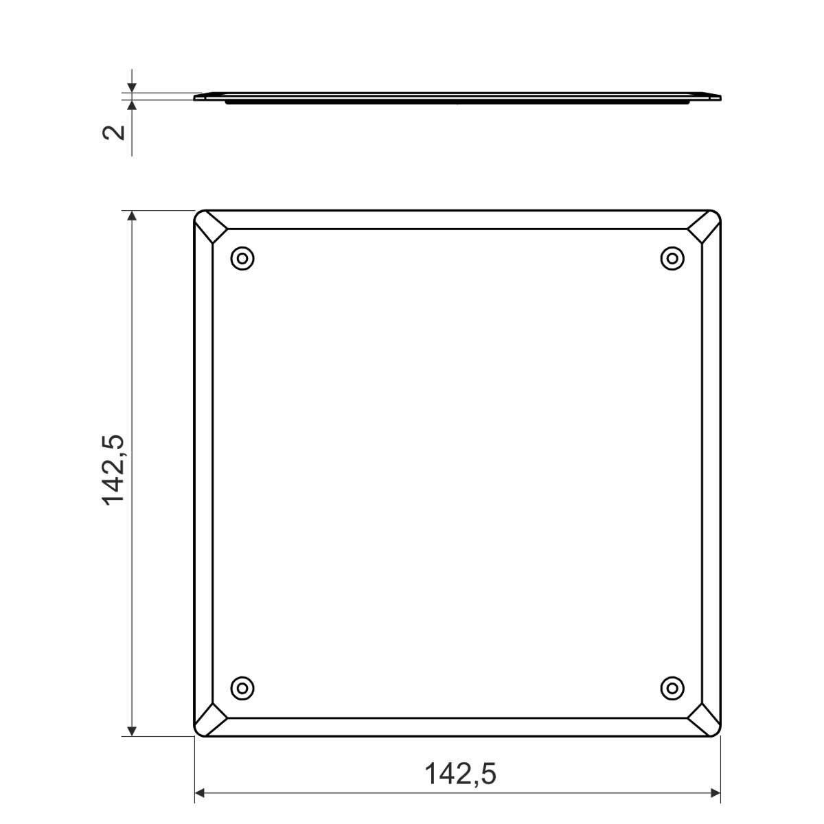 KO 125 V HB - víčko, Kopos