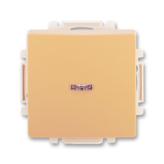 Spínač kolébkový s krytem, řazení 7So, 3557G-A07341 D1, ABB, Swing®, Swing®L, béžová - skladem 2 ks