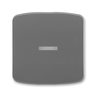 Kryt spínače kolébkového s průzorem, 3558A-A653 S2, ABB, Tango, kouřová šedá