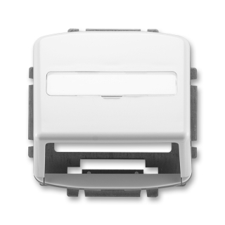 Kryt zásuvky komunikační a datové, repro, pro nosnou masku, 5014A-A100 B, ABB, Tango, bílá