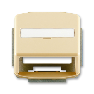 Kryt zásuvky komunikační a datové, repro, pro nosnou masku, 5014A-A100 D, ABB, Tango, béžová