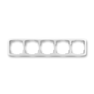 Rámeček vodorovný pětinásobný, 3901A-B50 S, ABB, Tango, šedá