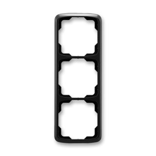 Rámeček svislý trojnásobný, 3901A-B31 N, ABB, Tango, černá