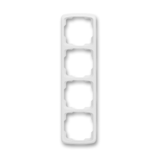 Rámeček svislý čtyřnásobný, 3901A-B41 B, ABB, Tango, bílá
