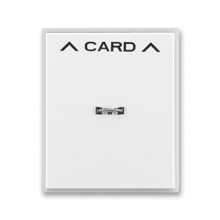 Kryt spínače kartového, 3559E-A00700 01, ABB, Time®, Element®, bílá / ledová bílá