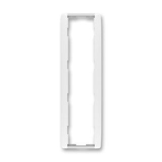 Rámeček čtyřnásobný svislý, 3901E-A00141 01, ABB, Element, bílá / ledová bílá