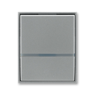 Kryt spínače s průzorem, 3558E-A00653 36, ABB, Time®, Time® Arbo, ocelová