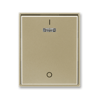 Kryt spínače trojpólového, s čirým průzorem, 3558E-A00933 33, ABB, Time®, Time® Arbo, šampaňská