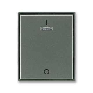 Kryt spínače trojpólového, s čirým průzorem, 3558E-A00933 34, ABB, Time®, Time® Arbo, antracitová