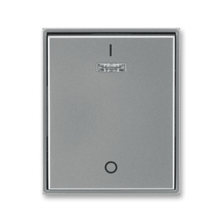 Kryt spínače trojpólového, s čirým průzorem, 3558E-A00933 36, ABB, Time®, Time® Arbo, ocelová