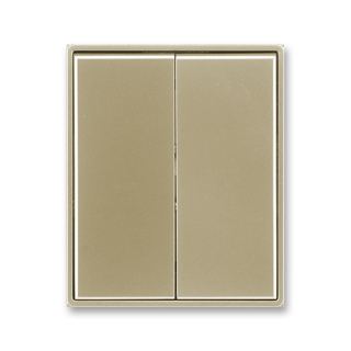 Kryt spínače dělený, 3558E-A00652 33, ABB, Time®, Time® Arbo, šampaňská