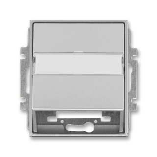 Kryt zásuvky komunikační a datové, repro, pro nosnou masku, 5014E-A00100 08, ABB, Time®, Time® Arbo, titanová