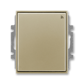 Spínač s krátkocestným ovladačem, s přijímačem RF signálu, 3299E-A23108 33, ABB, Time®, Time® Arbo, šampaňská