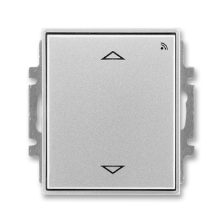 Spínač žaluziový s krátkocestným ovl., s přijímačem RF signálu, 3299E-A33108 08, ABB, Time®, Time® Arbo, titanová