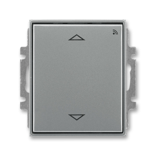 Spínač žaluziový s krátkocestným ovl., s přijímačem RF signálu, 3299E-A33108 36, ABB, Time®, Time® Arbo, ocelová