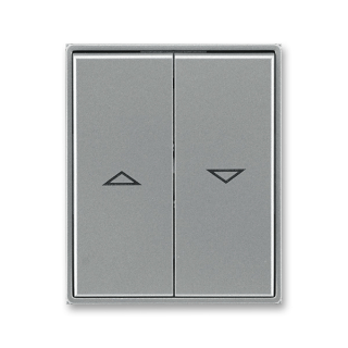 Kryt spínače žaluziového, 3558E-A00662 36, ABB, Time®, Time® Arbo, ocelová