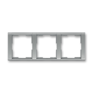 Rámeček trojnásobný vodorovný, 3901F-A00130 36, ABB, Time®, ocelová