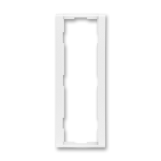Rámeček trojnásobný svislý, 3901F-A00131 03, ABB, Time®, bílá / bílá