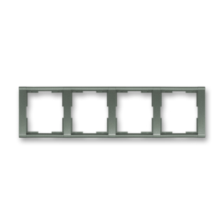 Rámeček čtyřnásobný vodorovný, 3901F-A00140 34, ABB, Time®, antracitová