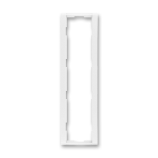 Rámeček čtyřnásobný svislý, 3901F-A00141 03, ABB, Time®, bílá / bílá