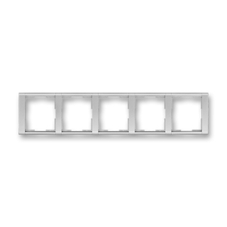 Rámeček pětinásobný vodorovný, 3901F-A00150 08, ABB, Time®, titanová