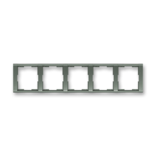 Rámeček pětinásobný vodorovný, 3901F-A00150 34, ABB, Time®, antracitová