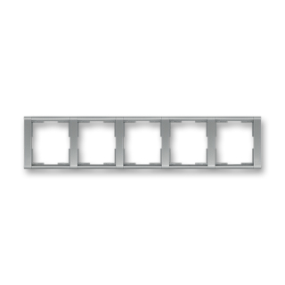 Rámeček pětinásobný vodorovný, 3901F-A00150 36, ABB, Time®, ocelová