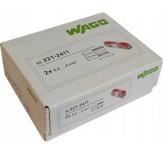 Svorka Wago Inline s páčkou, 221-2411 - balení 60ks