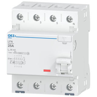 Proudový chránič OEZ - LFN-25-4-030A, 10kA, (42451)