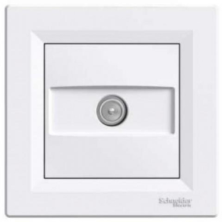 Asfora - Zásuvka TV, průběžná 4dB, bílá, EPH3200221