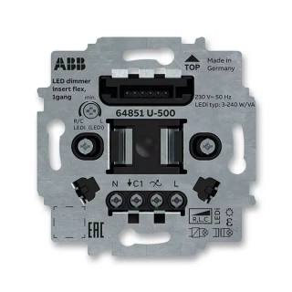 Stmívač krátkocestný flex, 2-100 W pro regulovatelné LED žárovky, 2CKA006500A0013, ABB