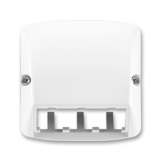 Kryt pro přístroj šikmého osvětlení s LED nebo pro prvky Panduit Mini-Com, 5014A-A00410 B, ABB, Tango, bílá