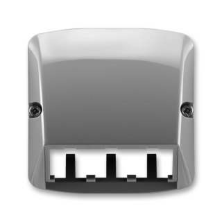 Kryt pro přístroj šikmého osvětlení s LED nebo pro prvky Panduit Mini-Com, 5014A-A00410 S2, ABB, Tango, kouřová šedá