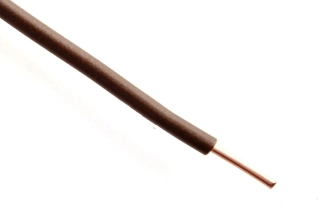 Vodič CY 0,75 hnědá, H05V-U - smotek 63m - 1 ks skladem