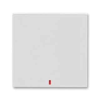 Kryt spínače dvojpólového, 3559H-A00655 16, ABB, Levit®, šedá / bílá