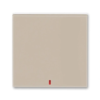 Kryt spínače dvojpólového, 3559H-A00655 18, ABB, Levit®, macchiato / bílá