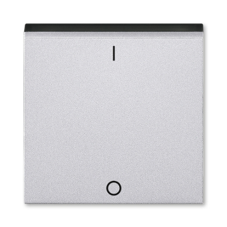 Kryt spínače trojpólového, 3559H-A00933 70, ABB, Levit®M, titanová / kouřová černá