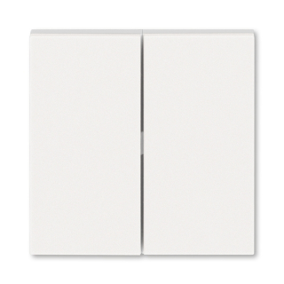 Kryt spínače dělený, 3559H-A00652 68, ABB, Levit®M, perleťová / ledová bílá