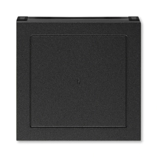 Kryt spínače kartového, 3559H-A00700 63, ABB, Levit®M, onyx / kouřová černá