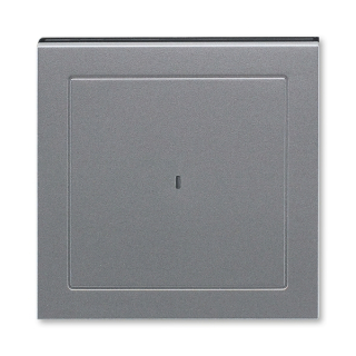 Kryt spínače kartového, 3559H-A00700 69, ABB, Levit®M, ocelová / kouřová černá