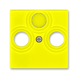 Kryt zásuvky anténní TV+R(+SAT), 5011H-A00300 64, ABB, Levit®, žlutá