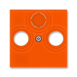 Kryt zásuvky anténní TV+R(+SAT), 5011H-A00300 66, ABB, Levit®, oranžová