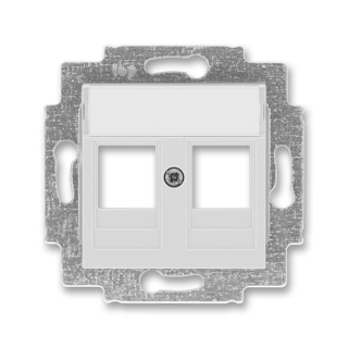 Kryt zásuvky komunikační, 5014H-A01018 16, ABB, Levit®, šedá