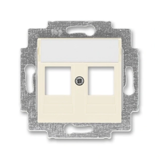 Kryt zásuvky komunikační, 5014H-A01018 17, ABB, Levit®, slonová kost