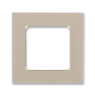 Rámeček jednonásobný, 3901H-A05010 18, ABB, Levit®, macchiato / bílá