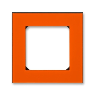 Rámeček jednonásobný, 3901H-A05010 66, ABB, Levit®, oranžová / kouřová černá
