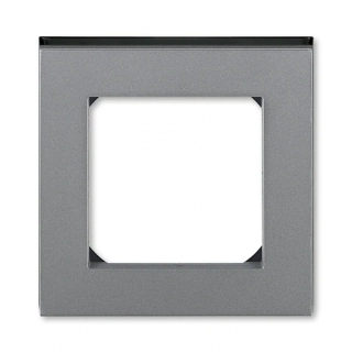 Rámeček jednonásobný, 3901H-A05010 69, ABB, Levit®M, ocelová / kouřová černá