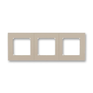 Rámeček trojnásobný, 3901H-A05030 18, ABB, Levit®, macchiato / bílá